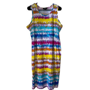 Bright Tie-Dye Dress
